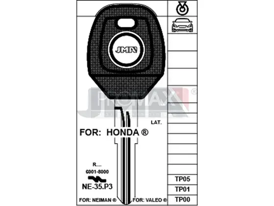 מפתח וולוו JMA TP00NE-18.P1