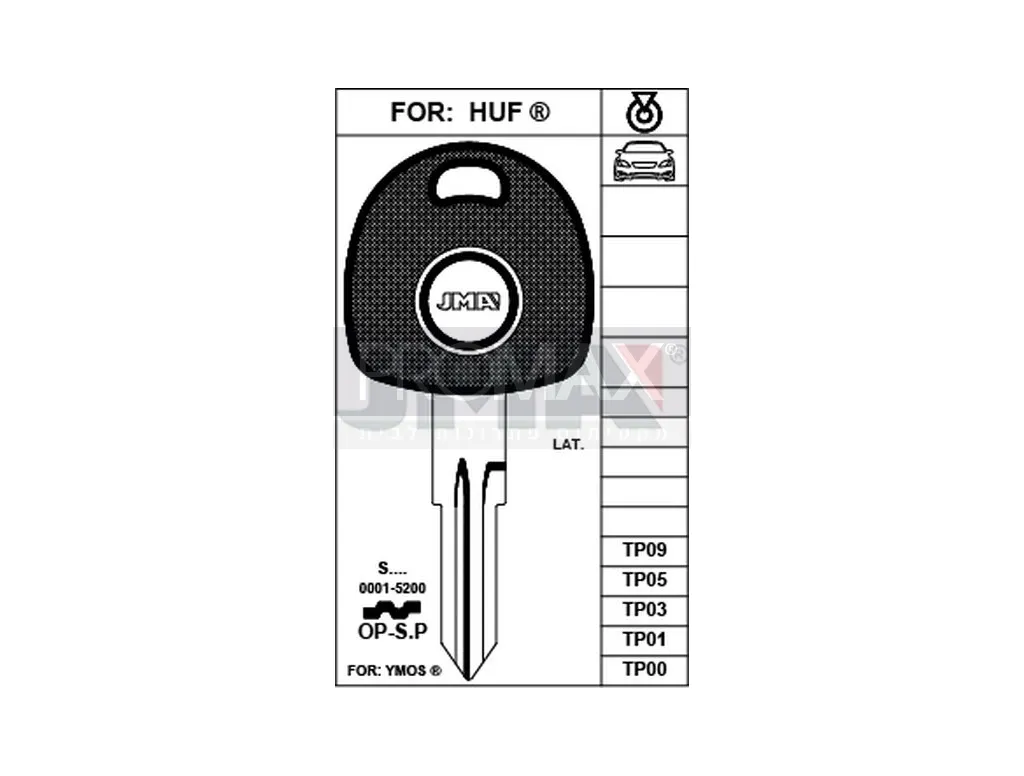 מפתח אופל ימין JMA TP00OP.S.P