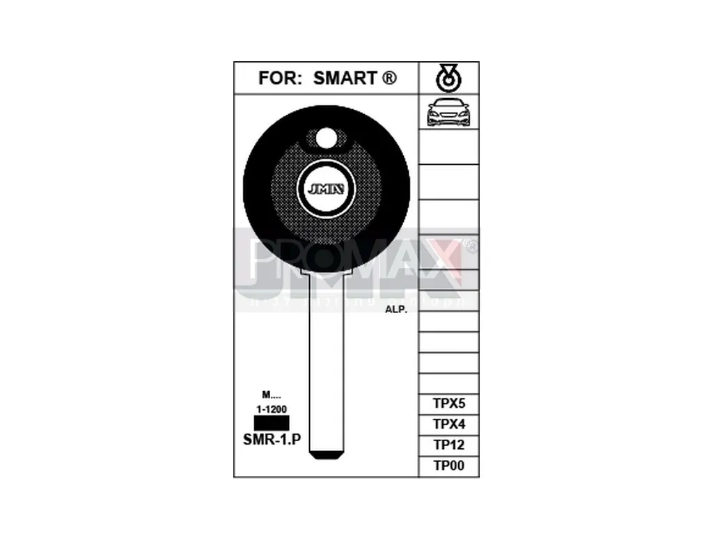 מפתח טויוטה/ סמארט JMA TP00SMR-1.P