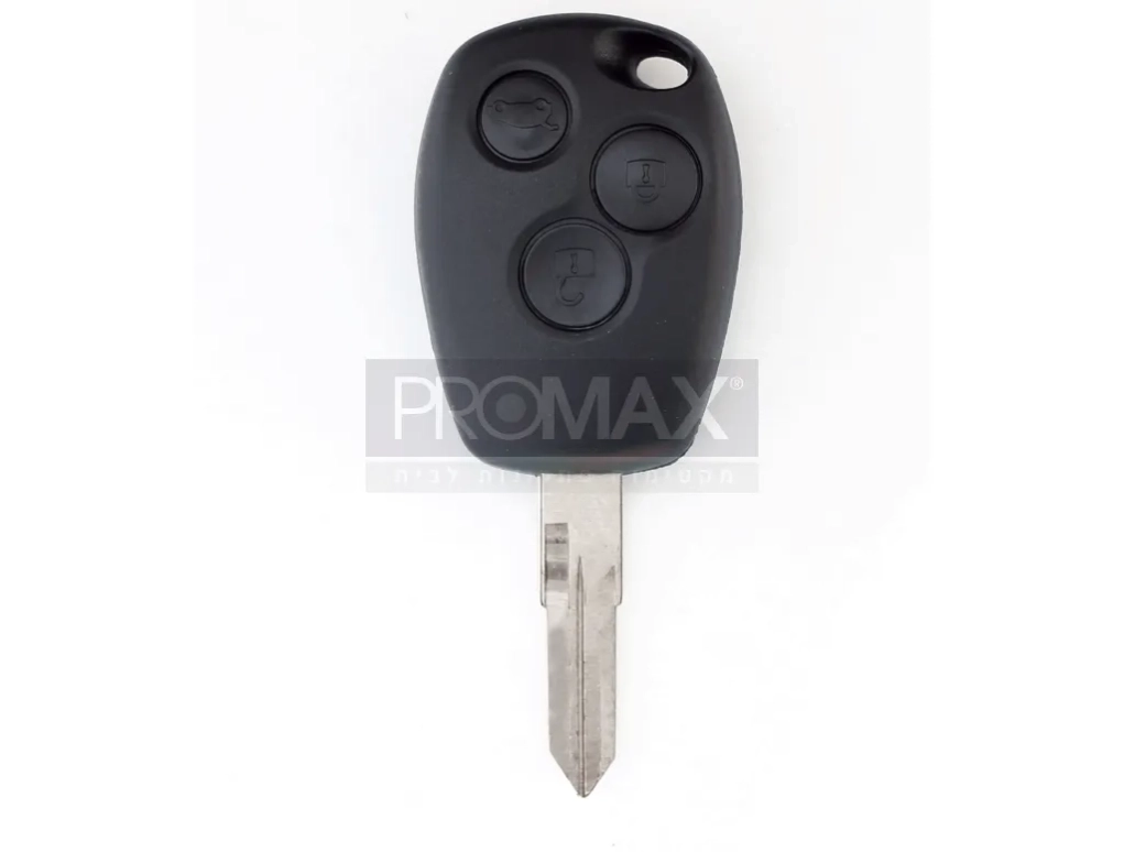 מארז שלט מפתח רנו 3 לחצנים