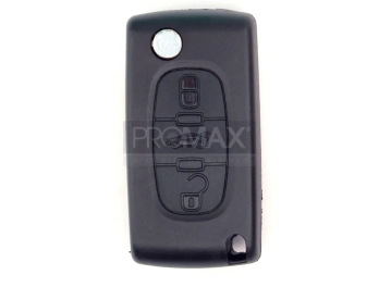 מארז שלט קופץ סיטרואן / פיג'ו חריטה חריץ בצד