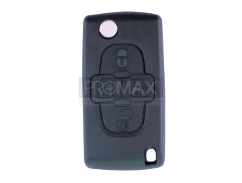 מארז שלט קופץ סיטרואן / פיג'ו חריטה חריץ בצד