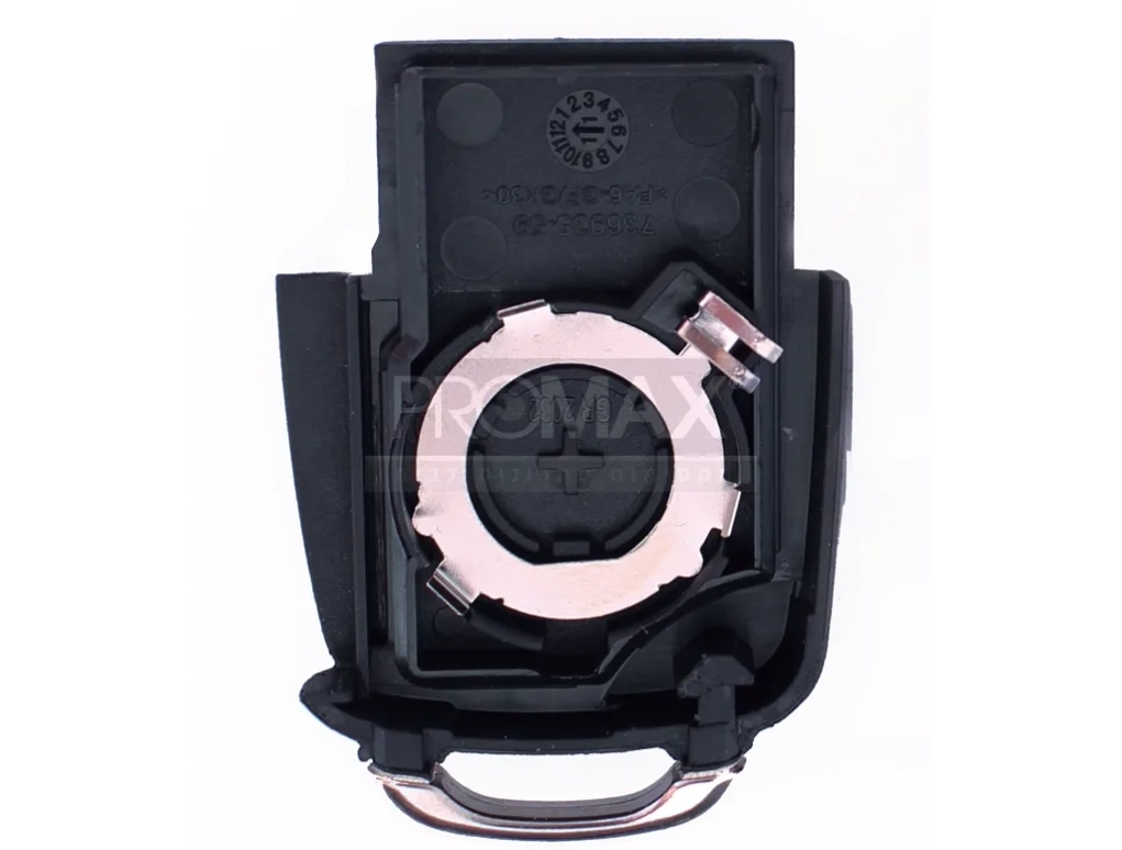 VW מרובע 3 לחצנים - מארז שלט