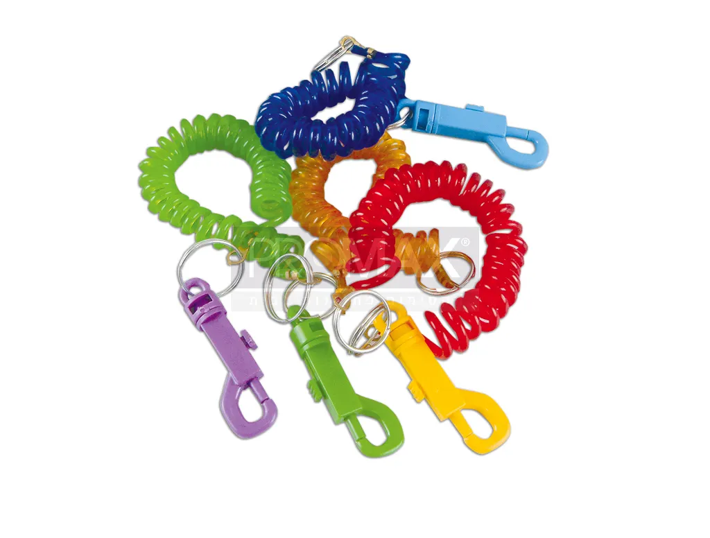 מחזיק מפתח ספירלה איכותי 50 יח'