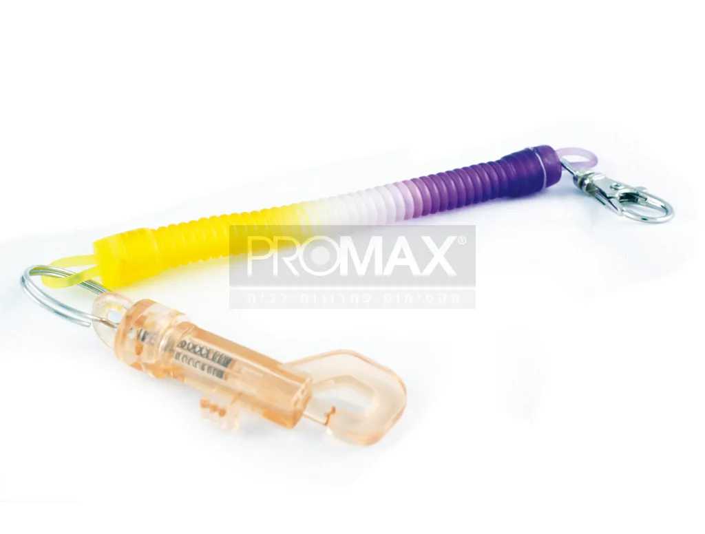 מחזיק מפתח ספירלה תוצרת חוץ