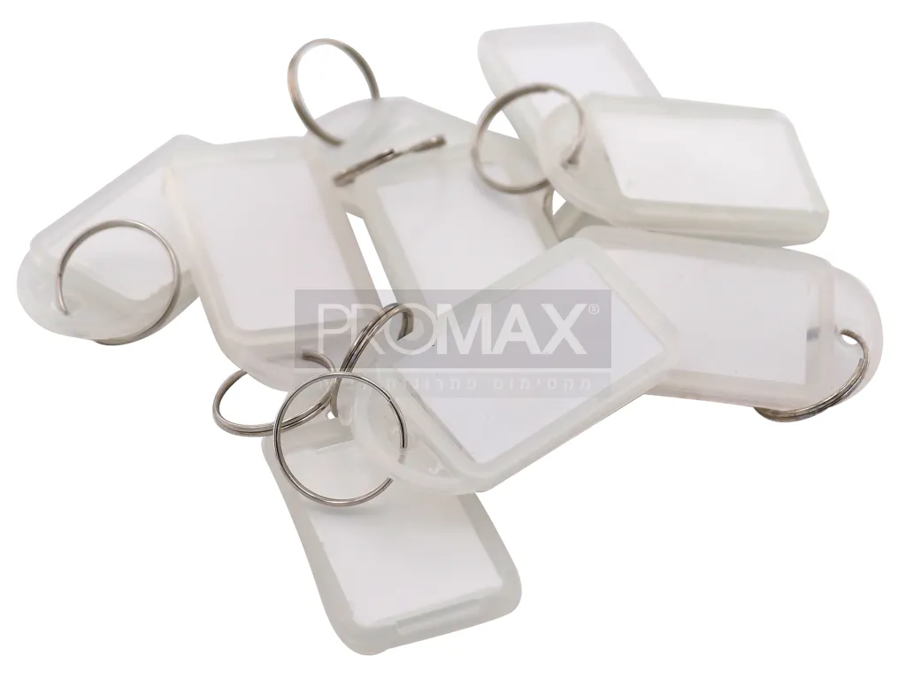 שלט למפתח גדול נפתח שקוף בלבד 300 יח' בקופסה