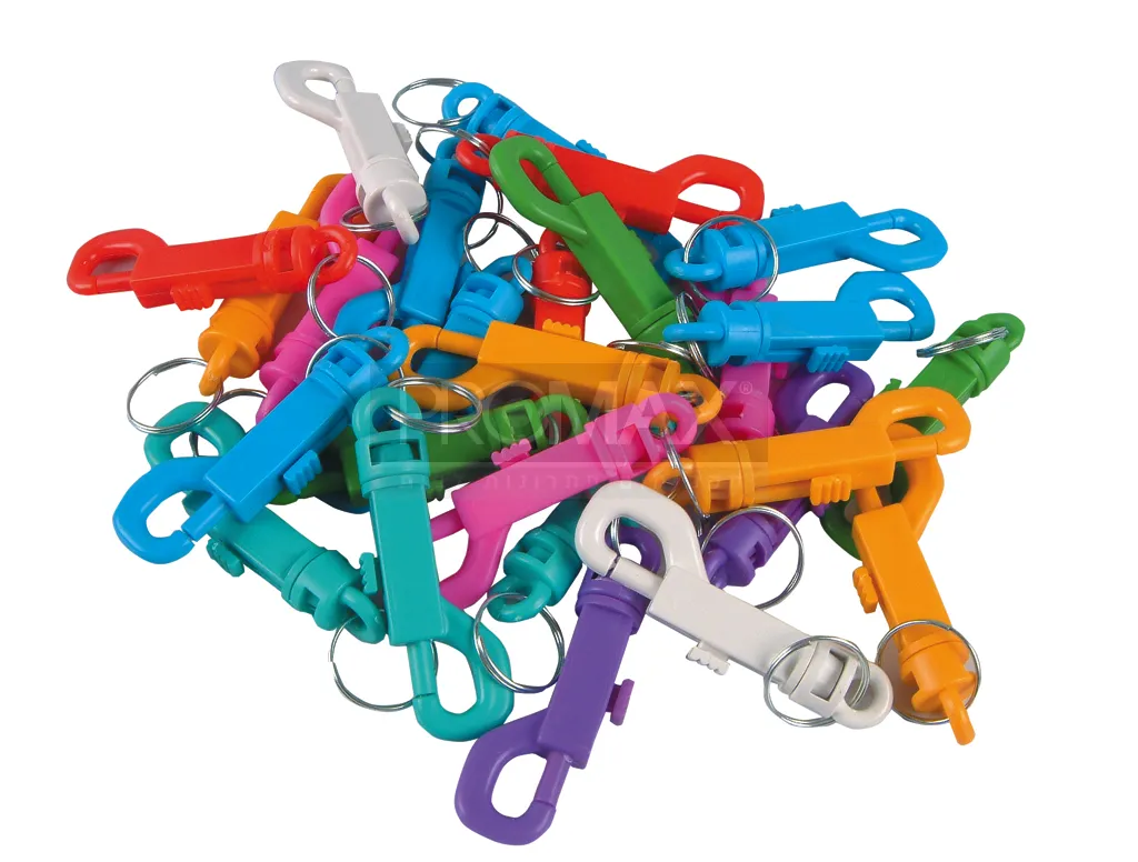 מחזיק מפתח פלסטיק QUICK צבעוני (200 יח')