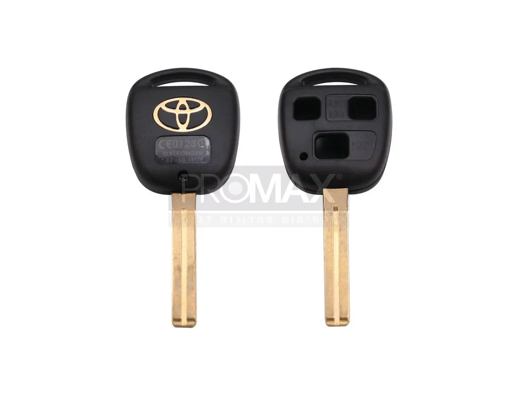 בית שלט טויוטה 2 לחצנים TR48 חריטה