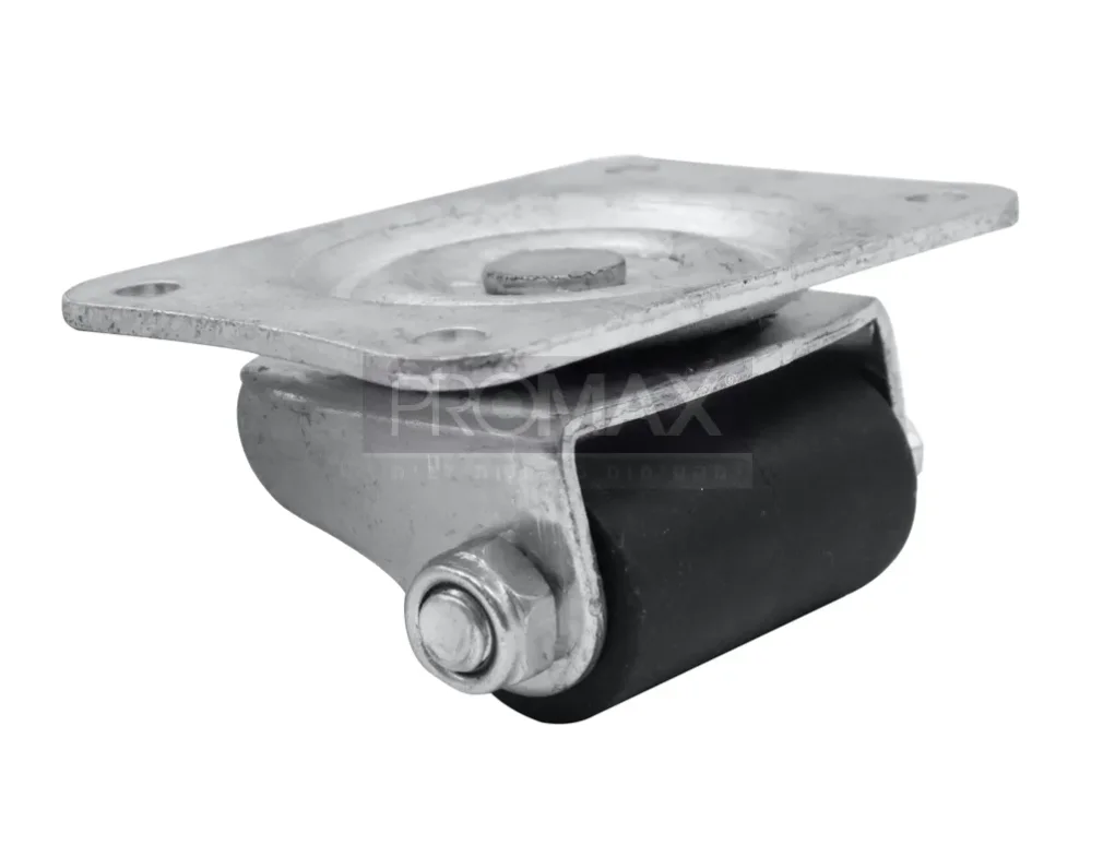 גלגל שחור  1.5" פלטה גליל