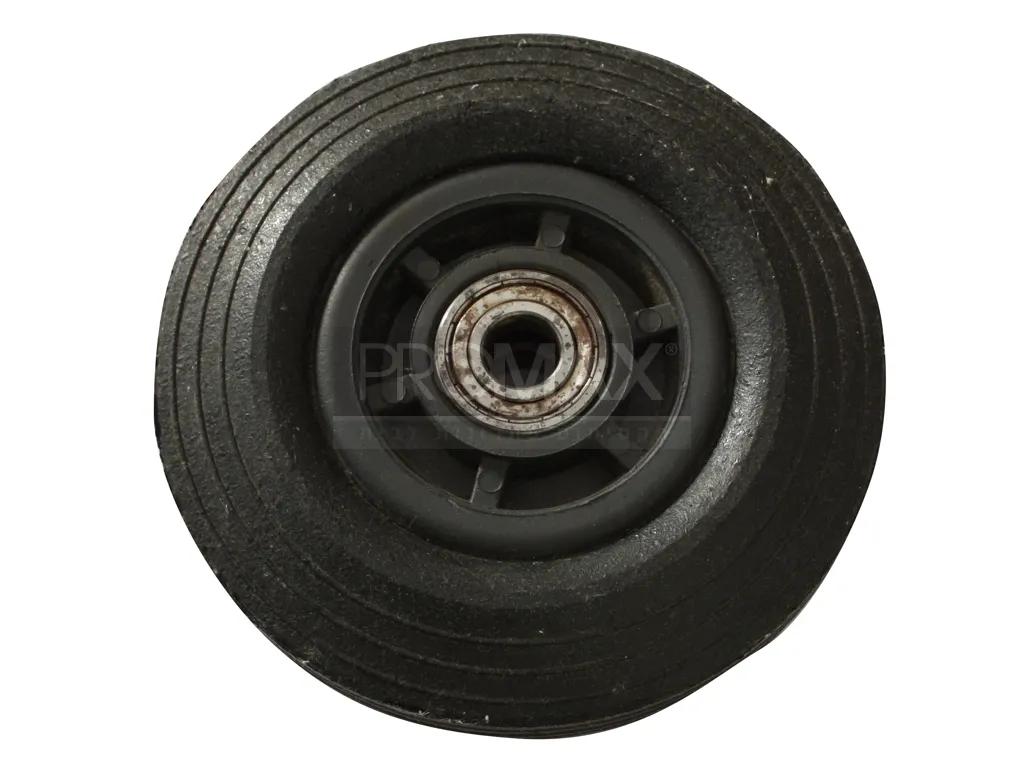 גלגל שחור 8" לעגלות משא קוטר פנימי 17 מ"מ