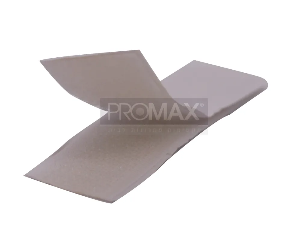 צמדן לבן (רוחב 20 מ"מ) דביק זכר מטר (25 מטר)