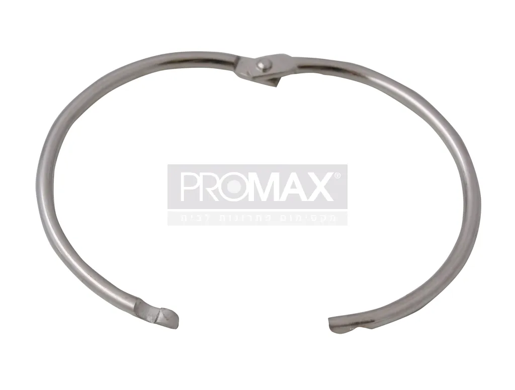 טבעת + סגר קוטר 30 מ"מ 100 יח' 3