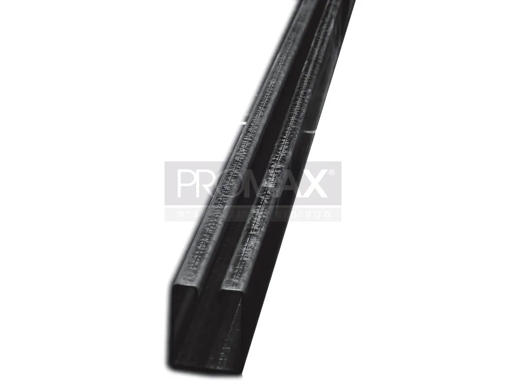 מסילה כבדה שחור 3 מטר 3