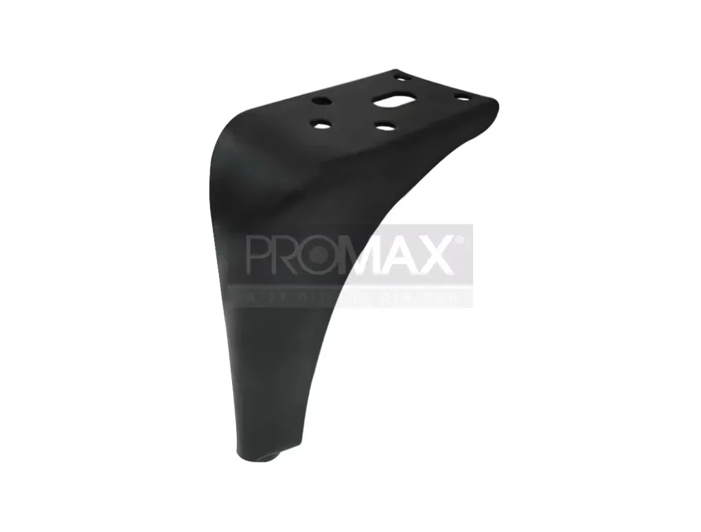 רגל לשידה פלסטיק שחור עם בורג