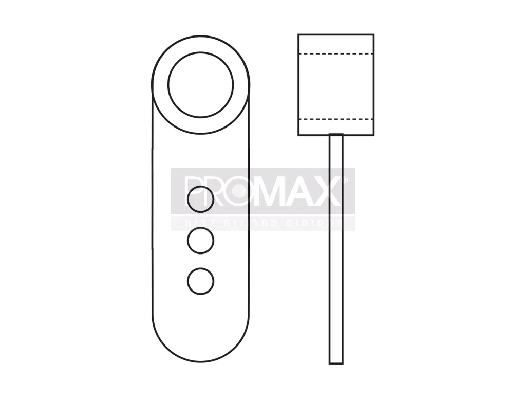 גלגל פלסטיק לוילון 3