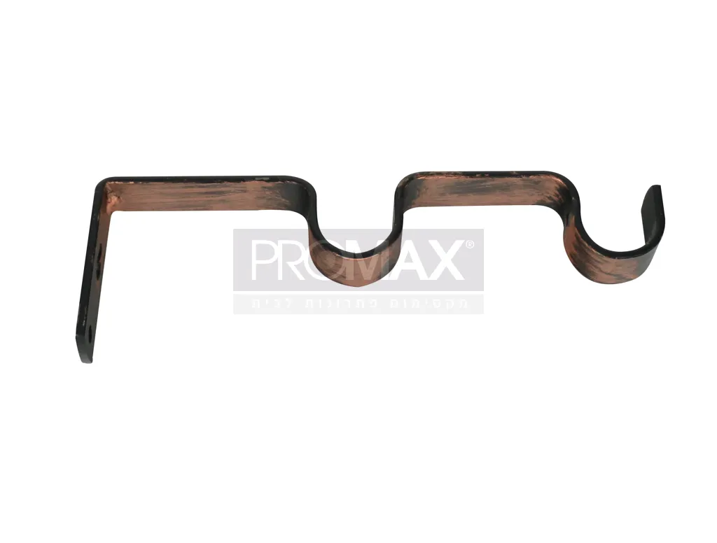 רגל קיר כפולה אוקסיד (15 ס"מ) לסט נפחות 19 מ"מ (זוג)