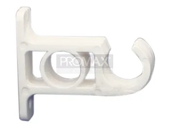 רגל קיר פלסטיק לקפה רוד 16 מ"מ