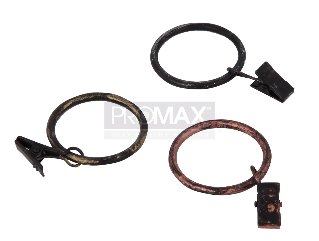 טבעת פינצטה Q35 מ"מ ברונזה מושחר 10 י"ח בבליסטר PROMAX