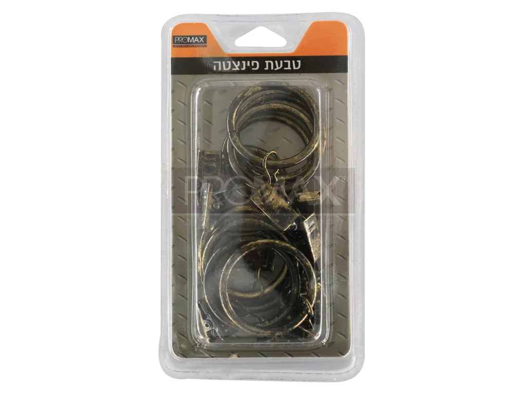 טבעת פינצטה Q35 מ"מ ברונזה מושחר 10 י"ח בבליסטר PROMAX
