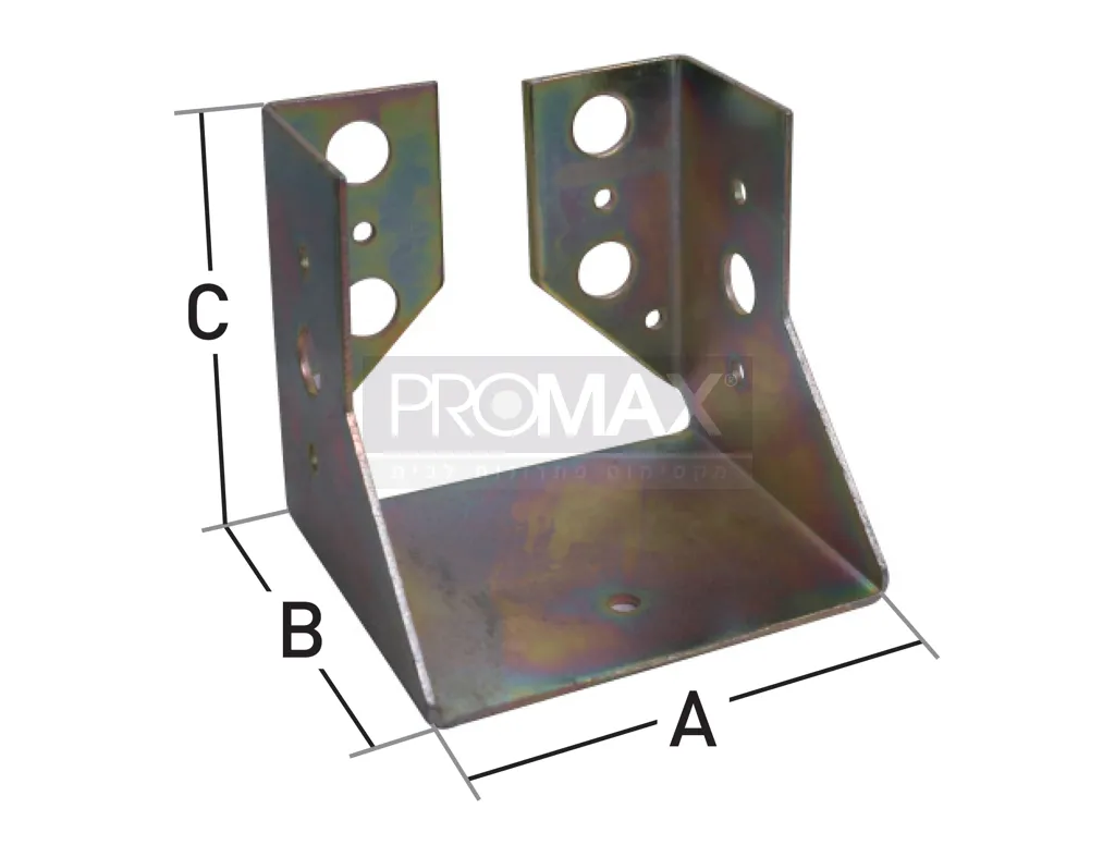 תושבת לקורה 70 מ"מ אוזניים פנימיות 5