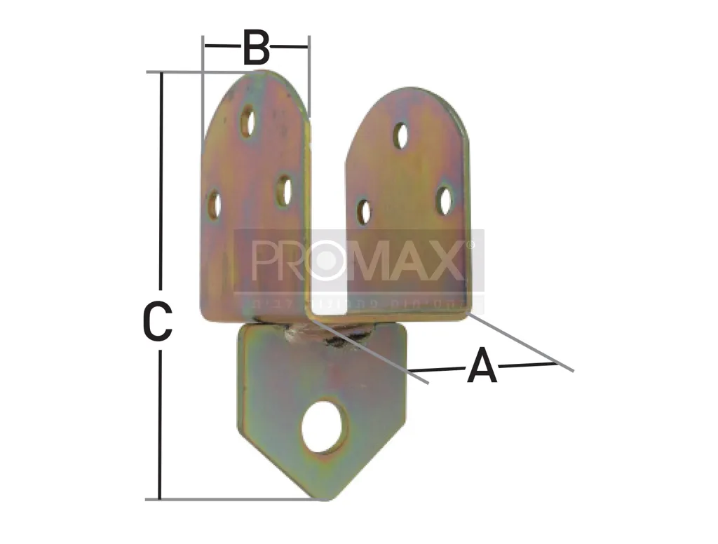 תושבת לקורה עם אוזן לתלייה 5