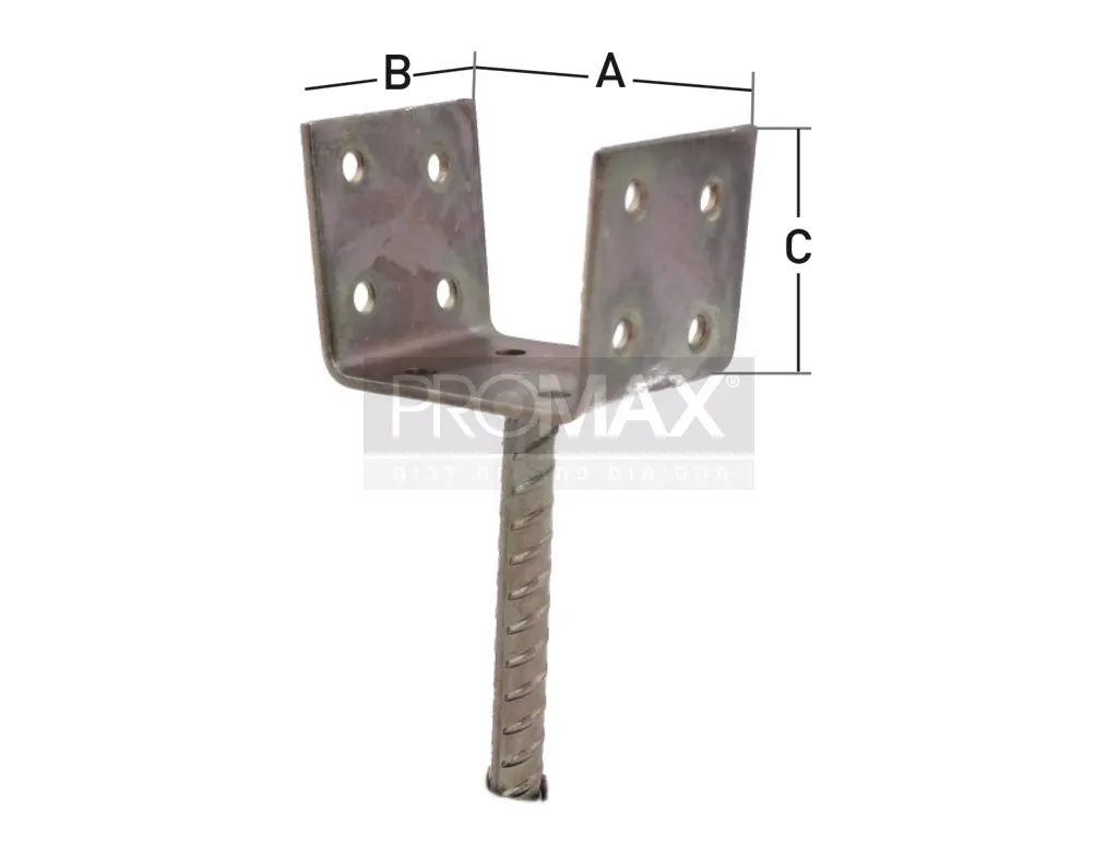 בסיס "U" לדק עם רגל 5