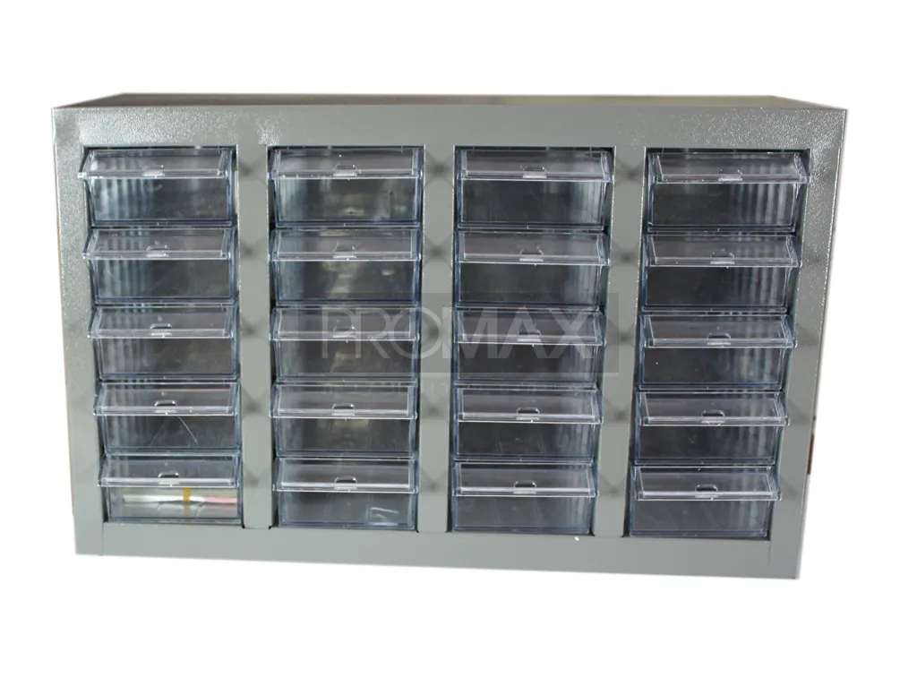 ארונית מפח 20 מגירות (רוחב 32 עומק 22 גובה 32 ס"מ) 3