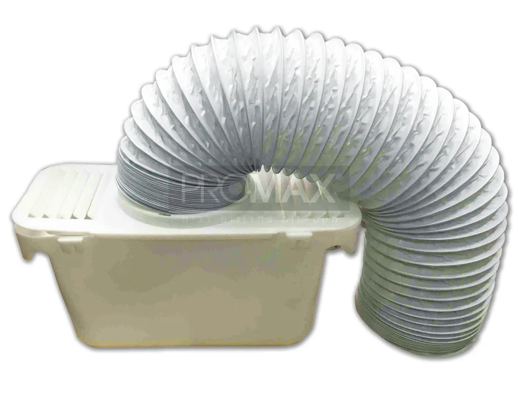 שרוול למייבש כביסה קוטר 4" עם מיכל אגירה לשימוש בתוך הבית 3