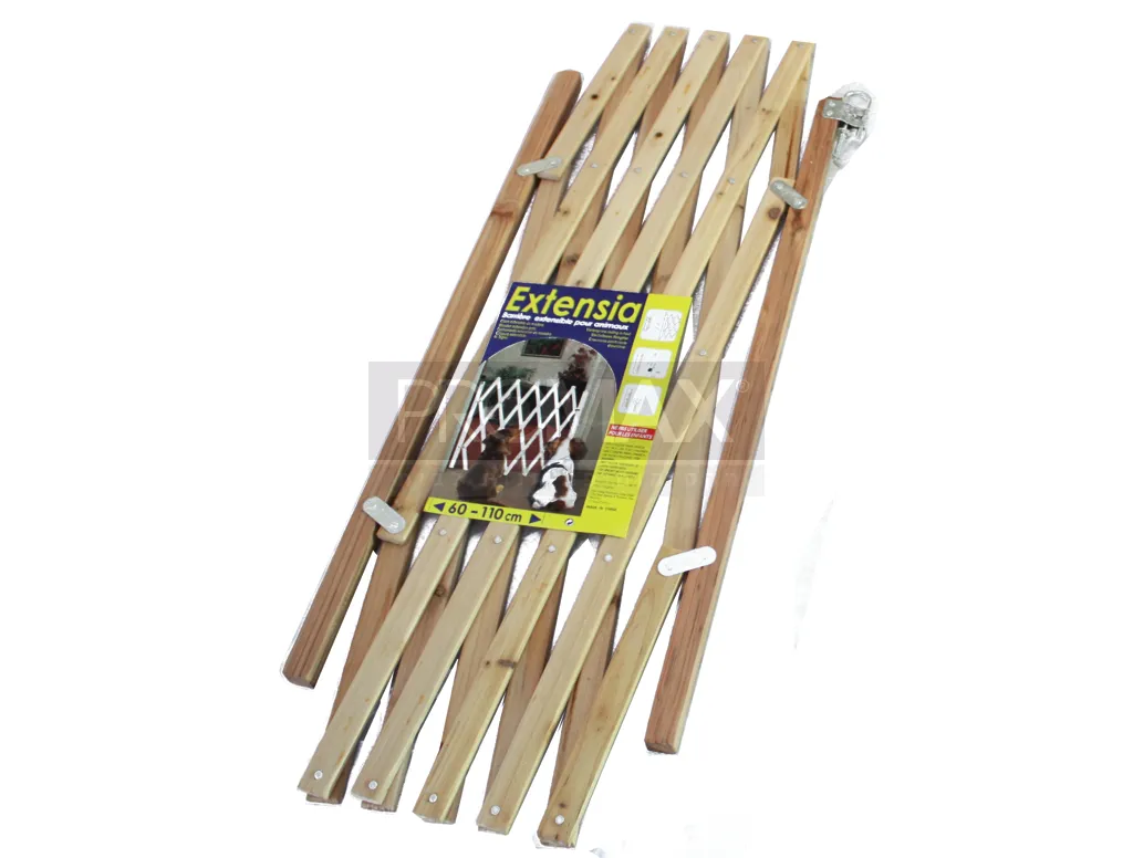 מחסום אקורדיון מעץ (נפתח 60-110 ס"מ)