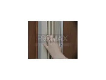 אצבעוני "אקורדיאון" מגן אצבעות בדלתות אפור