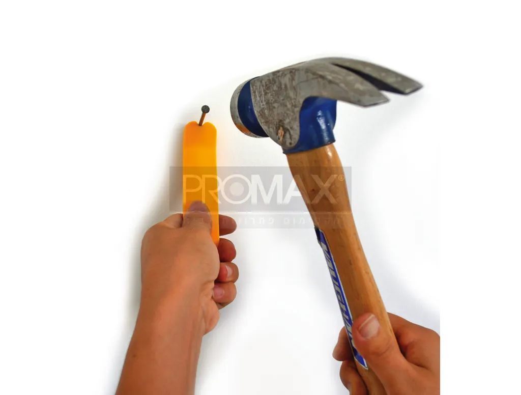 מגנט מגן אצבעות לדפיקת מסמר צבעוני מארז (42 יח')