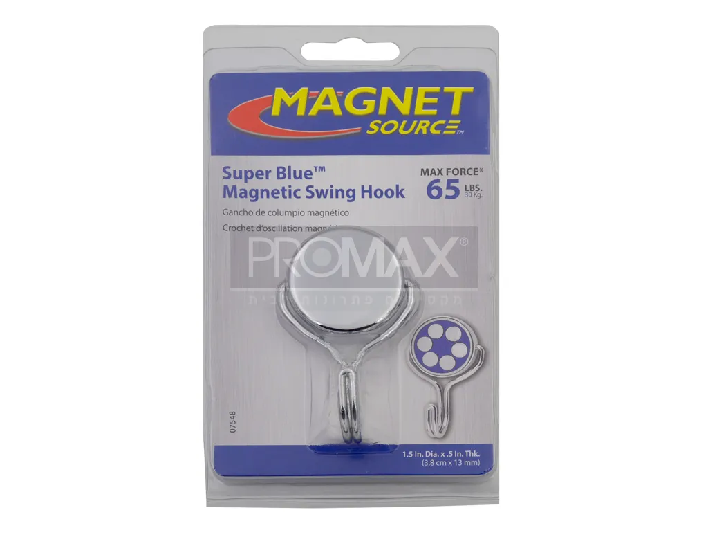 מגנט וו ניקל מסתובב קוטר 65 מ"מ בבליסטר