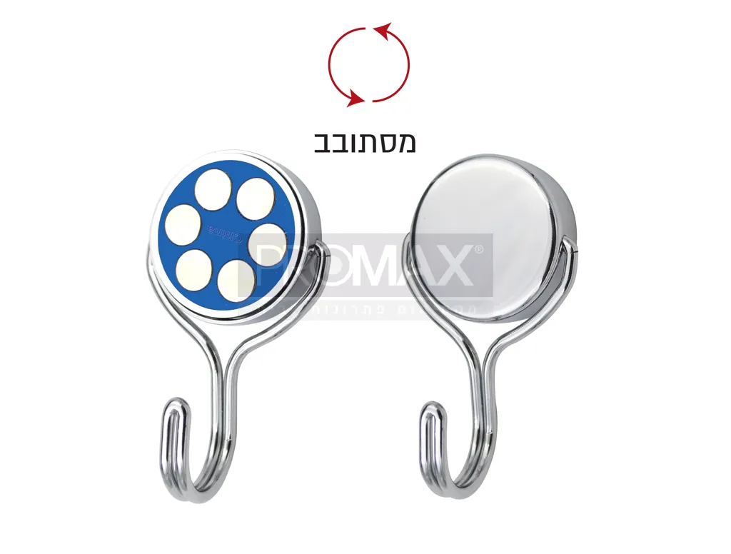 מגנט וו ניקל מסתובב קוטר 65 מ"מ בבליסטר