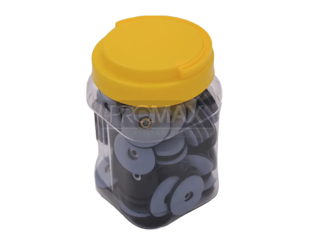 מחליק רהיטים Q38 + בורג בקופסת פלסטיק (60 יח')