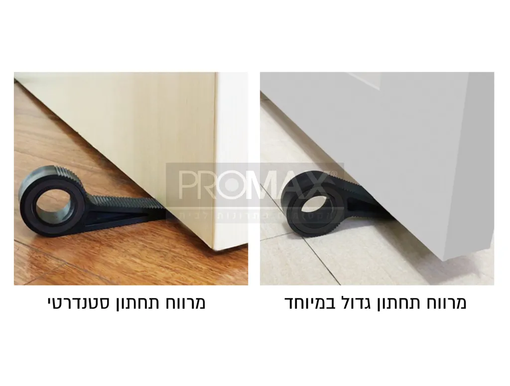 מעצור דלת גומי לבן חדש בליסטר PROMAX 5