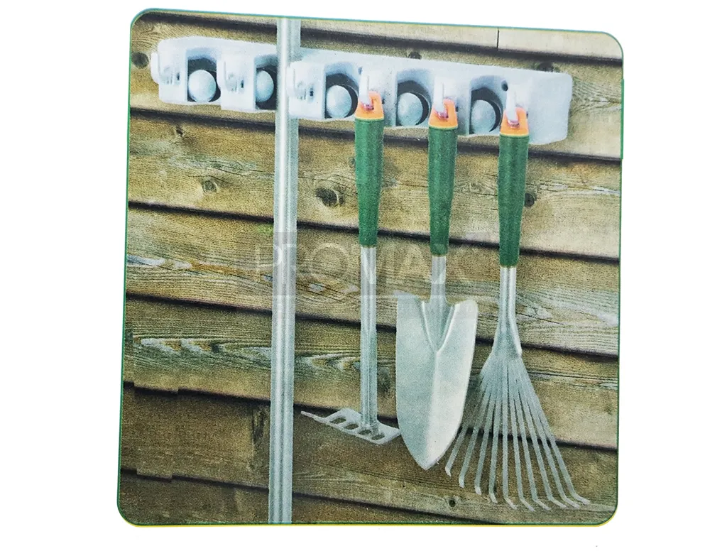 מחזיק מטאטא חמישייה מפלסטיק איכותי בקופסה 5