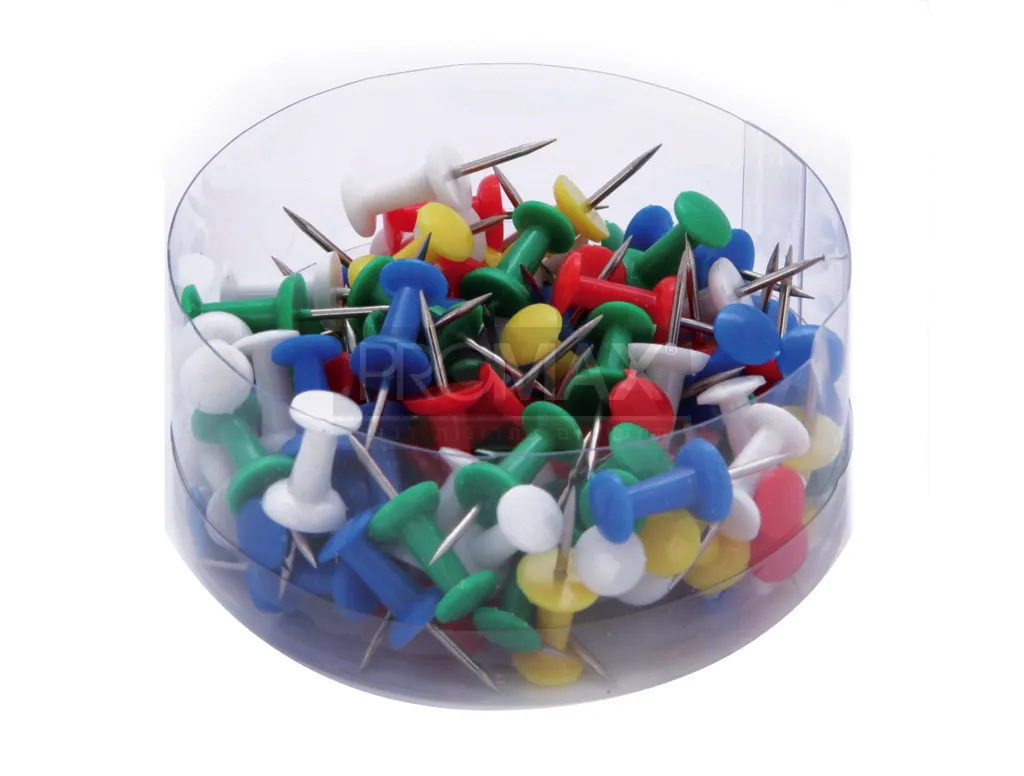 סיכות צבעוני ללוח שעם ( 100 יח') 3