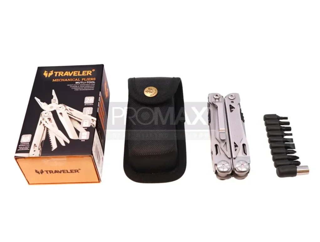 אולר רב תכליתי 28 אופציות (ביטים) דגם TRAVELER