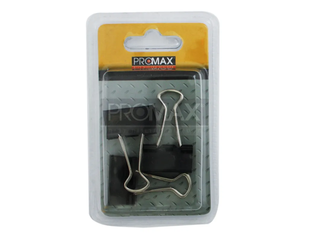 לחצן לנייר שחור (3 יח) באריזת שקף PROMAX 3
