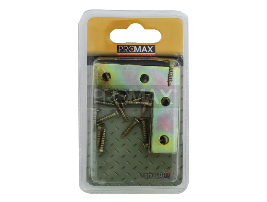 זווית שטוחה 50X50 (4 יח") בבליסטר