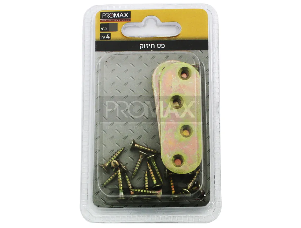 פס חיזוק 40 מ"מ (4 יח") באריזת שקף PROMAX