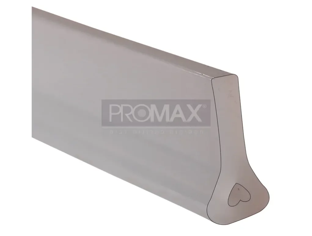 סף מים גמיש (רוחב 18 מ"מ גובה 28 מ"מ אורך 2 מטר)