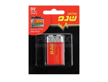 סוללה אלקליין 9V שנפ