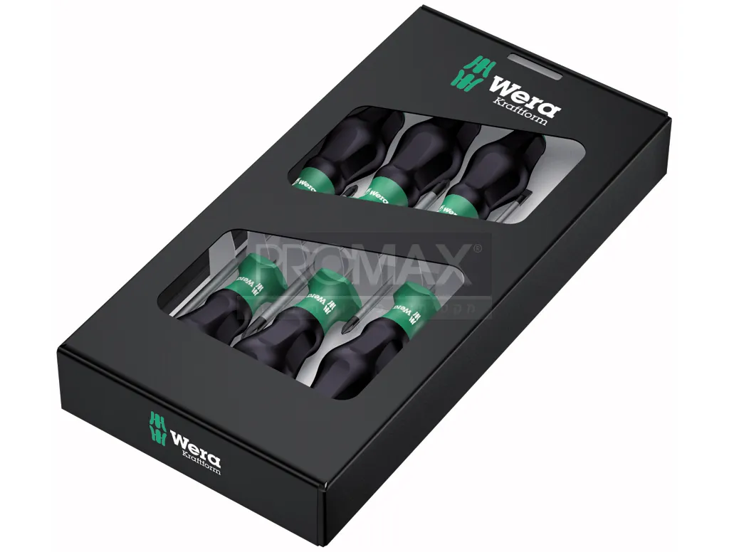 סט 6 מברגים שטוח ופיליפס 3