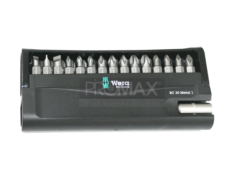 סט 30 ביטים ומוביל מגנטי Wera 3