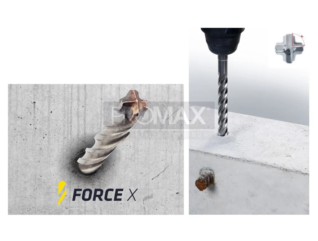 מקדח SDS צלב לפטישון FORCE X  6*110 ALPEN 7