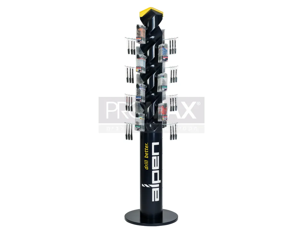 סטנד מסתובב בצורת מקדח למקדחי ALPEN