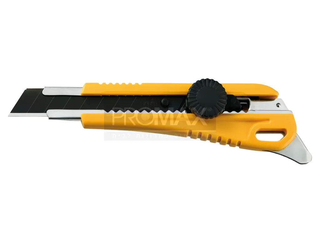 סכין יפני להב שחור מיוחד עם מעצור בטיחות גלגל KDS JAPAN 5