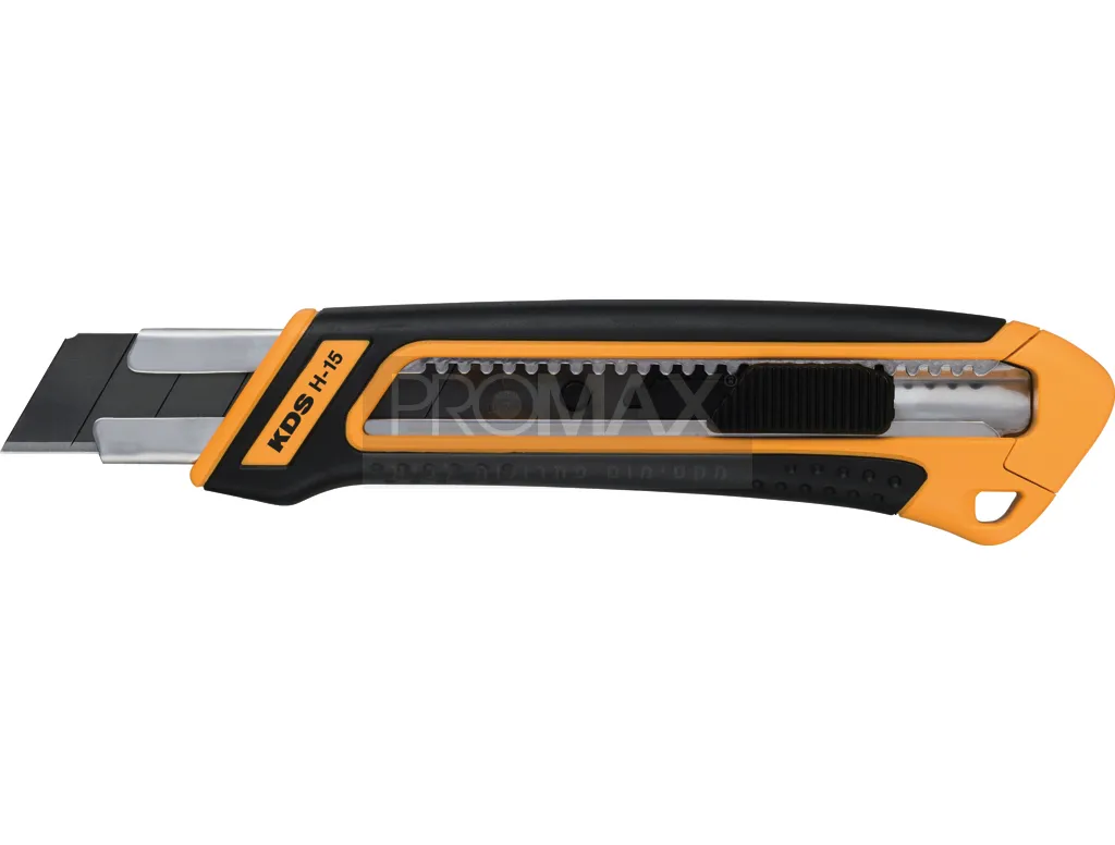 סכין יפני ענק 25 מ"מ להב שחור מקצועי KDS JAPAN 5