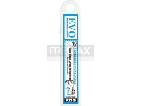 להב שחור 25 מ"מ עובי 0.7 מ"מ (10 יח' במארז) KDS JAPAN 3